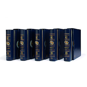 Lot de 5 albums «2€ commémoratives» tome 1 à 5 + 5ème tome avec les émissions communes.