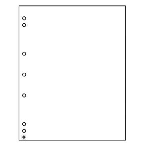 Intercalaires au format Numis Blanc