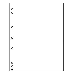 Intercalaires Numis, blanc, paquet de 10