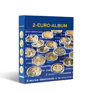 Reliure NUMIS pour pièces de 2€ commémoratives de toute la zone euro, neutre