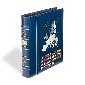 Reliure anneaux Optima, design classique Euro, empreinte tranche et couverture