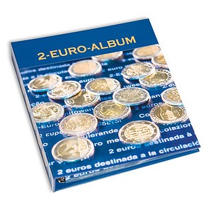 Numis Album préimprimé 2 Euros des pays Européens. Version allemand.