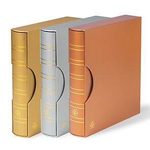 Reliure à anneaux GRANDE, design classique avec étui de protection
