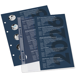 Suppléments p. l’album prémprimé Optima pour 35 Euros commémoratives allemandes