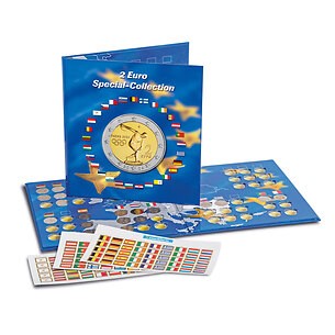 Album Numismatique Presso, Euro collection pour pièces de monnaie de 2 Euros