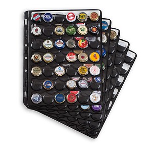 Recharges Compart, pour 42 muselets de champagne / capsules, noir