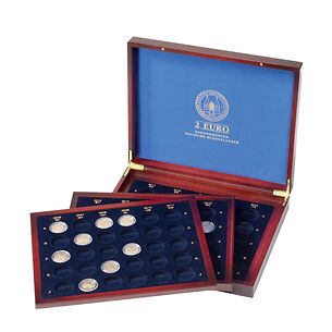 Coffret numismatique VOLTERRATRIO de luxe, p. 80 2€ états fédéraux allemands en capsules