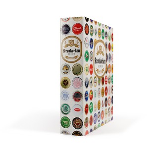 Grande reliure pour bouchons couronnes, avec 5 feuilles Compart