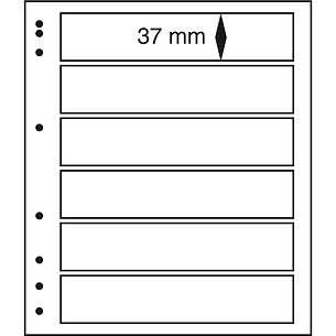 MOC Feuilles neutres LB avec Feuille protectrice, 6 compartiments