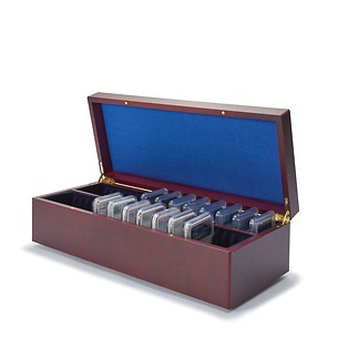 Volterra Cassette pour 50 slabs, couleur acajou
