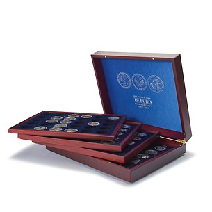 Coffret VOLTERRA QUATTRO pour  104 pièces de 10 euros allemandes commémoratives en capsule