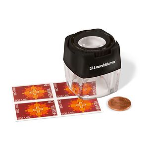 Loupe à poser LU40 avec un grossissement de 8