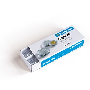 capsules pour pièces de monnaie diamètre intérieur 26 mm p.  40
