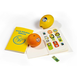 Fruit Sticker Album pour 900 stickers