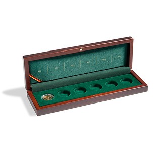 Ecrin Volterra pour 6 pièces all. de 20 Euros or „retour des animaux sauvages“ en capsule