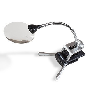 Loupe de bureau FLEXI - avec bras flexible