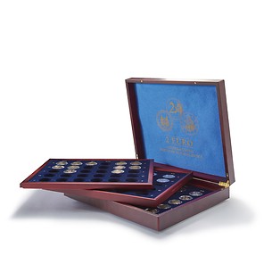 Coffret numismatique VOLTERRATRIO de luxe, p. 80 2€ états fédéraux allemands en capsules