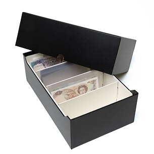Boîte archive Logik pour 500 billets, noir
