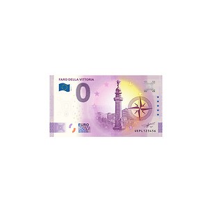 Leuchtturm billet-souvenir de zéro euro « Faro della Vittoria »