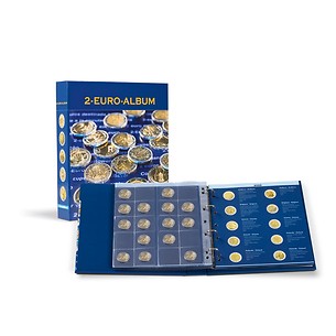 Album NUMIS pour pièces de 2 euros commémoratives de toute la zone euro, fra/angl, tome 9
