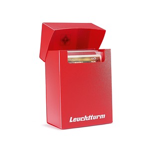 TCG deck box rouge pour jusqu’à 100 Trading Cards