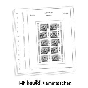 KABE feuilles complémentairesOF République Fédérale d'Allemagne carnet de timbres 2023