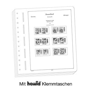 KABE feuilles complément. OF Rép. Fédérale d'Allemagne paires horiz. (série courante) 2023