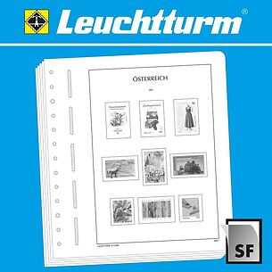 LEUCHTTURM feuilles complémentaires SF Autriche - Dispenser-timbres 2023