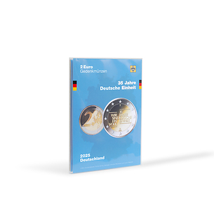 Carte de Collection Pièce commémorative allemand 2 Euros 2025 (35 Jahre deutsche Einheit)
