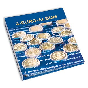 10 Pages/120 Pochettes Classeur Pieces de Monnaie avec Couverture Rigide en  Cuir Noir Album Numismatique Collection Livre pour Collectionneurs en 2  Euros Rangement (Taille de la Poche: 4x4 cm) - 