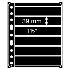 à 6 compartiments 195 x 39 mm