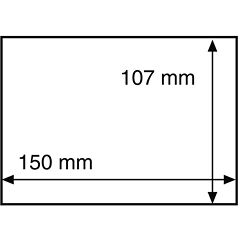 HERMA pochette pour carte postale, pour cartes 10 x 15 cm 7695 bei