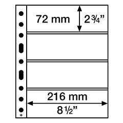 4er Einteilung 72 x 216 mm