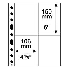 4 Taschen 150 x 106 mm