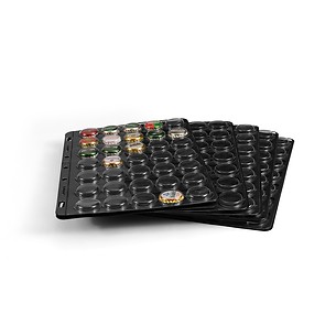 Recharges Compart, pour 35 muselets de champagne / capsules, noir