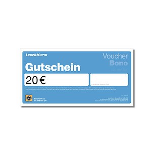 bon cadeau LEUCHTTURM 20 Euro