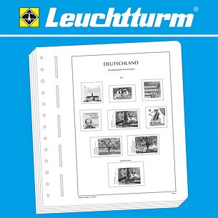 LEUCHTTURM Feuilles préimprimées, Zone Américaine & Britannique