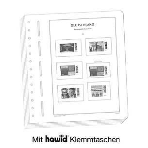 LEUCHTTURM SF Feuilles préimprimées Allemagne coins de feuilles