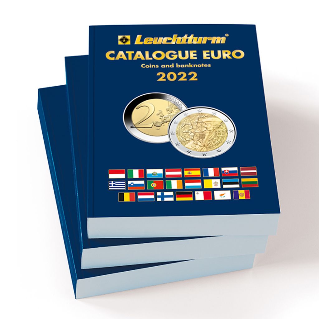 Euro Catalogue pour pièces etbillets 2022, anglais online