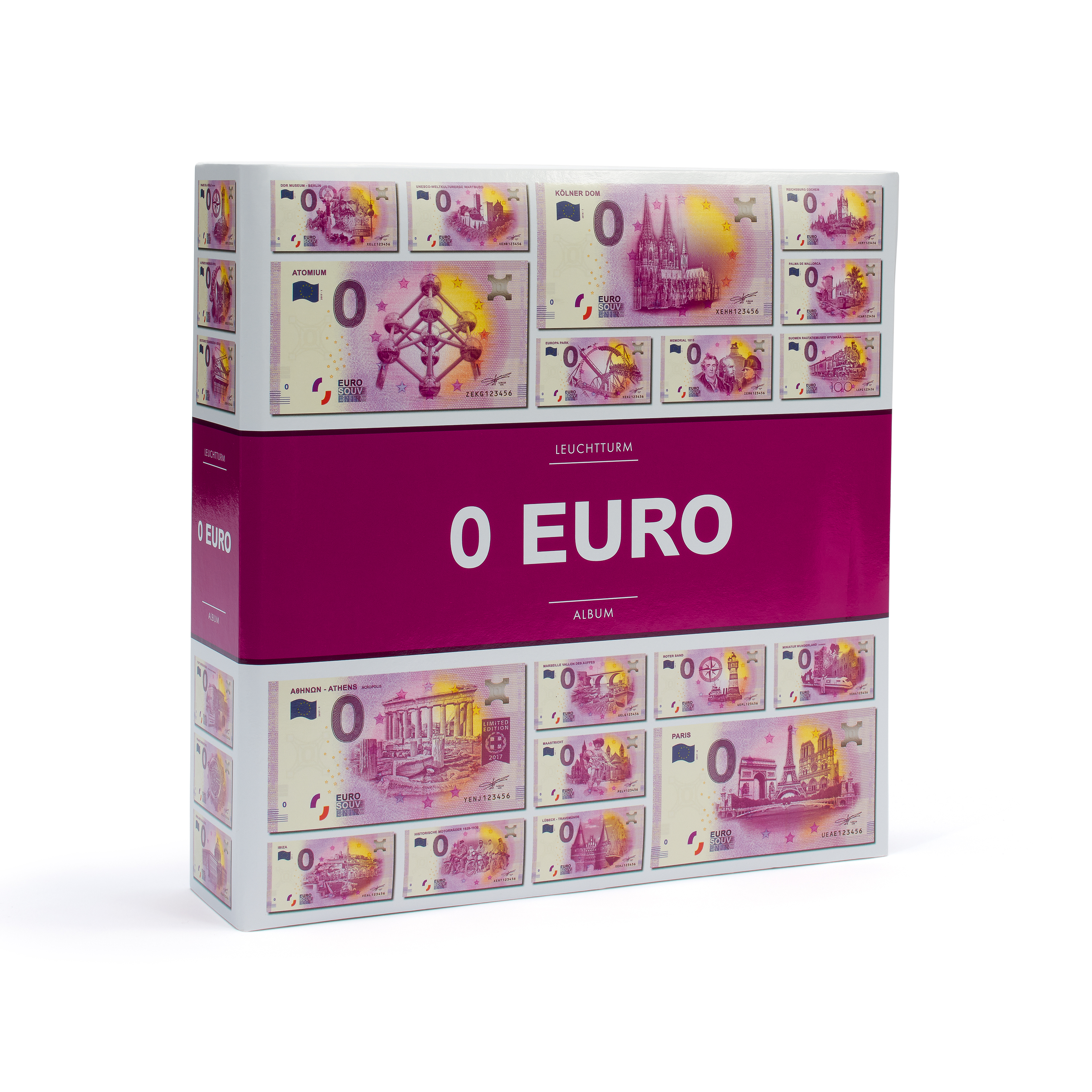 Album pour 200 billets « Euro Souvenir » online leuchtturm.fr