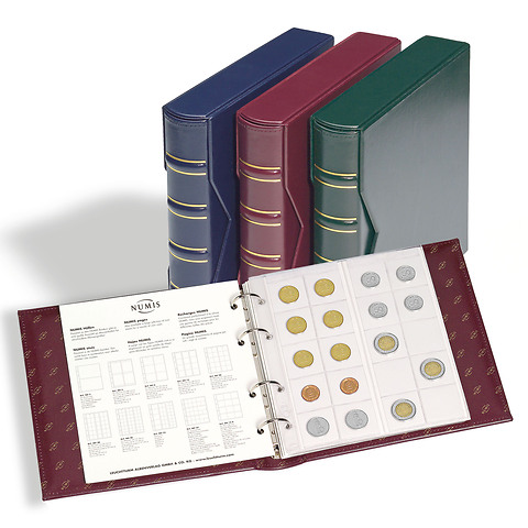 Album De Collection Leuchtturm A4 – 4 Anneaux En D – Cassette De Protection – Noir