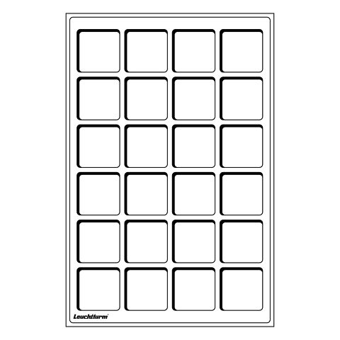 Medaillier Fumé à 48 Cases Carrées MB48 Pour Capsules De Champagne