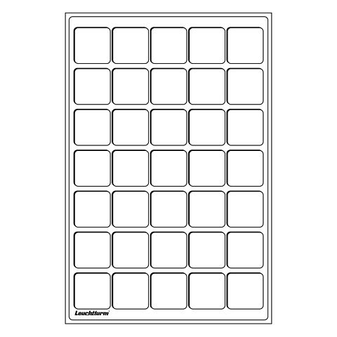 Leuchtturm Coffret à Monnaie Cargo L 6 – 6 Plateaux Pour 198 Pièces (Diamètre Jusqu'à 47 Mm) – 407x95x245 Mm – Argenté – Verrouillable