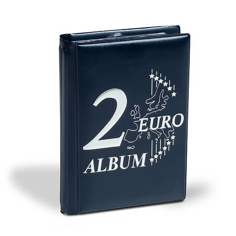 Leuchtturm Álbum De Monedas Presso Erasmus – Para Monedas De 2 Euros 2022-23, Con 23 Compartimentos Y Banderas, Protege Tu Colección