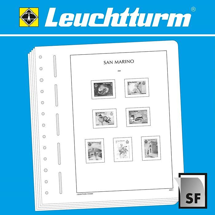 Leuchtturm feuilles complémentaires SF San Marino 2025