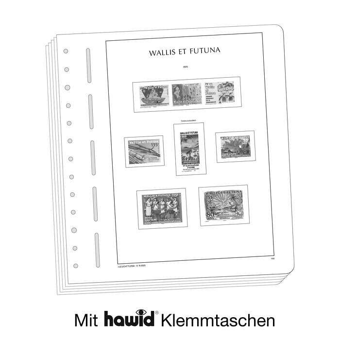 Leuchtturm feuilles complémentaires SF Wallis & Futuna 2025