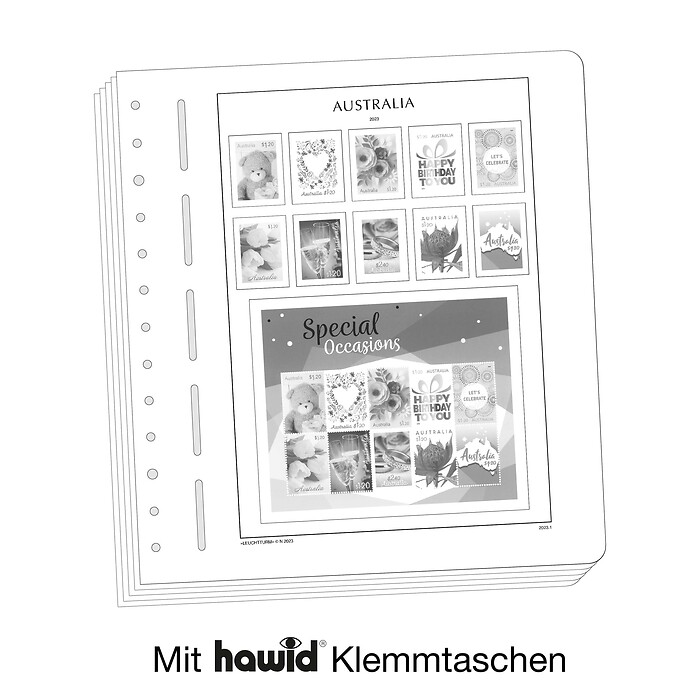 Leuchtturm feuilles complémentaires SF Australie 2025