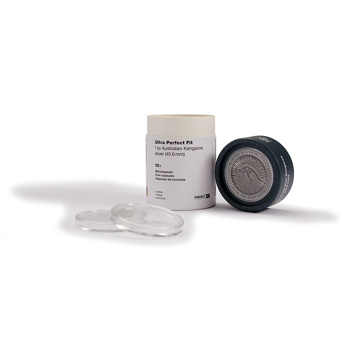 Ultra capsules Perfect Fit pour  1 oz. Kangaroo argent (40,6 mm), paquete de 10