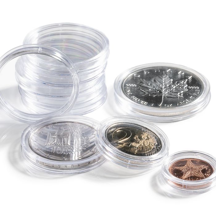capsules pour pièces de monnaie diamètre intérieur 16.5 mm p. 100
