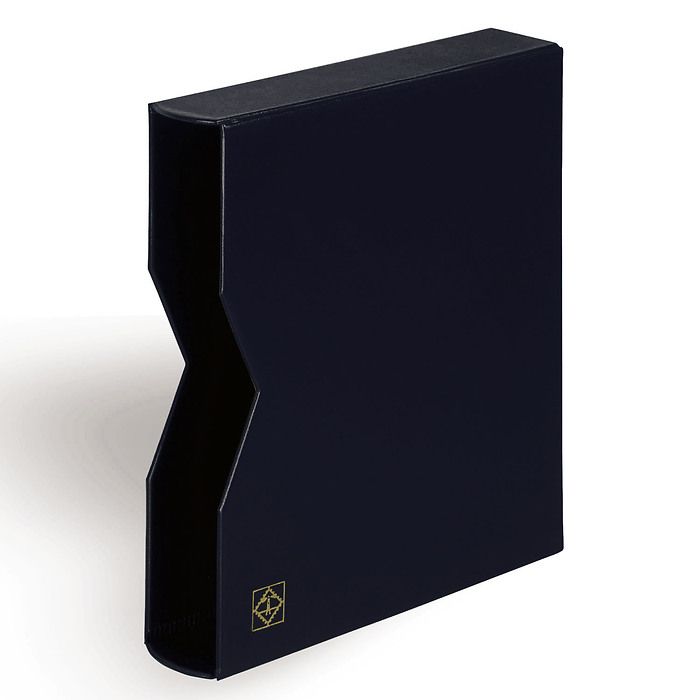 Étui de protection pour reliure á anneaux Optima, design classique, noir
